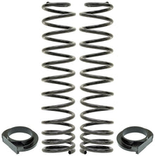 RockJock JL Front Coil Springs 4in Lift w/ Urethane Isolators Pair