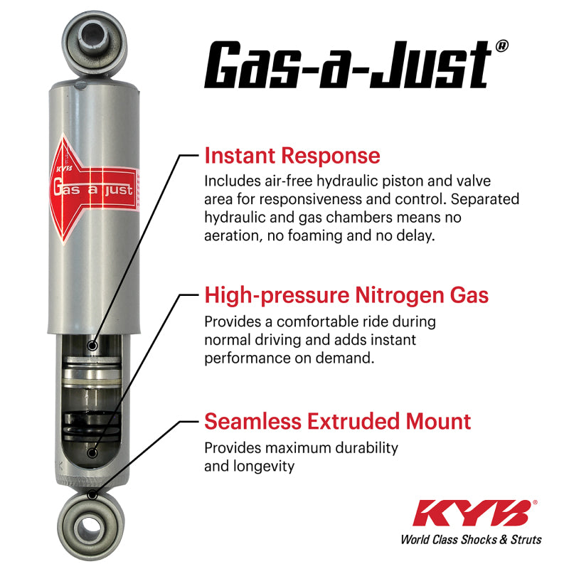 KYB Shocks & Struts Gas-A-Just Front FORD E Series Econoline Van 2007 FORD Excursion 2000-05 FORD F2