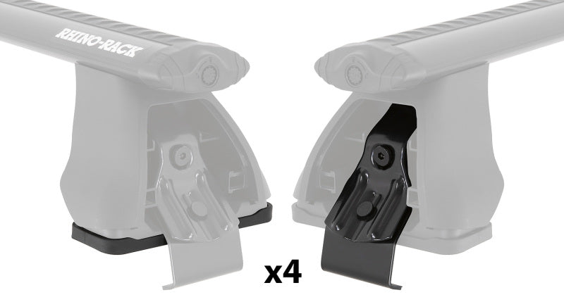 Rhino-Rack 07-21 Toyota Tundra 4 Door Pick Up Vortex 2500 2 Bar Roof Rack - Black