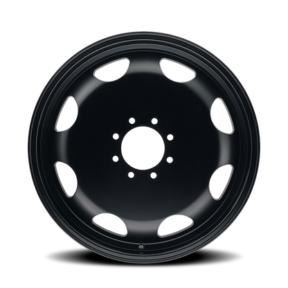 Cali Off-Road 9110D Summit Dually 24x8.25 / 8x165.1 BP / 100mm Offset / 121.3mm Hub Matte Blk Wheel