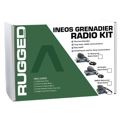 Rugged Radios GMR25 GMRS Kit | 2022+ INEOS Grenadier