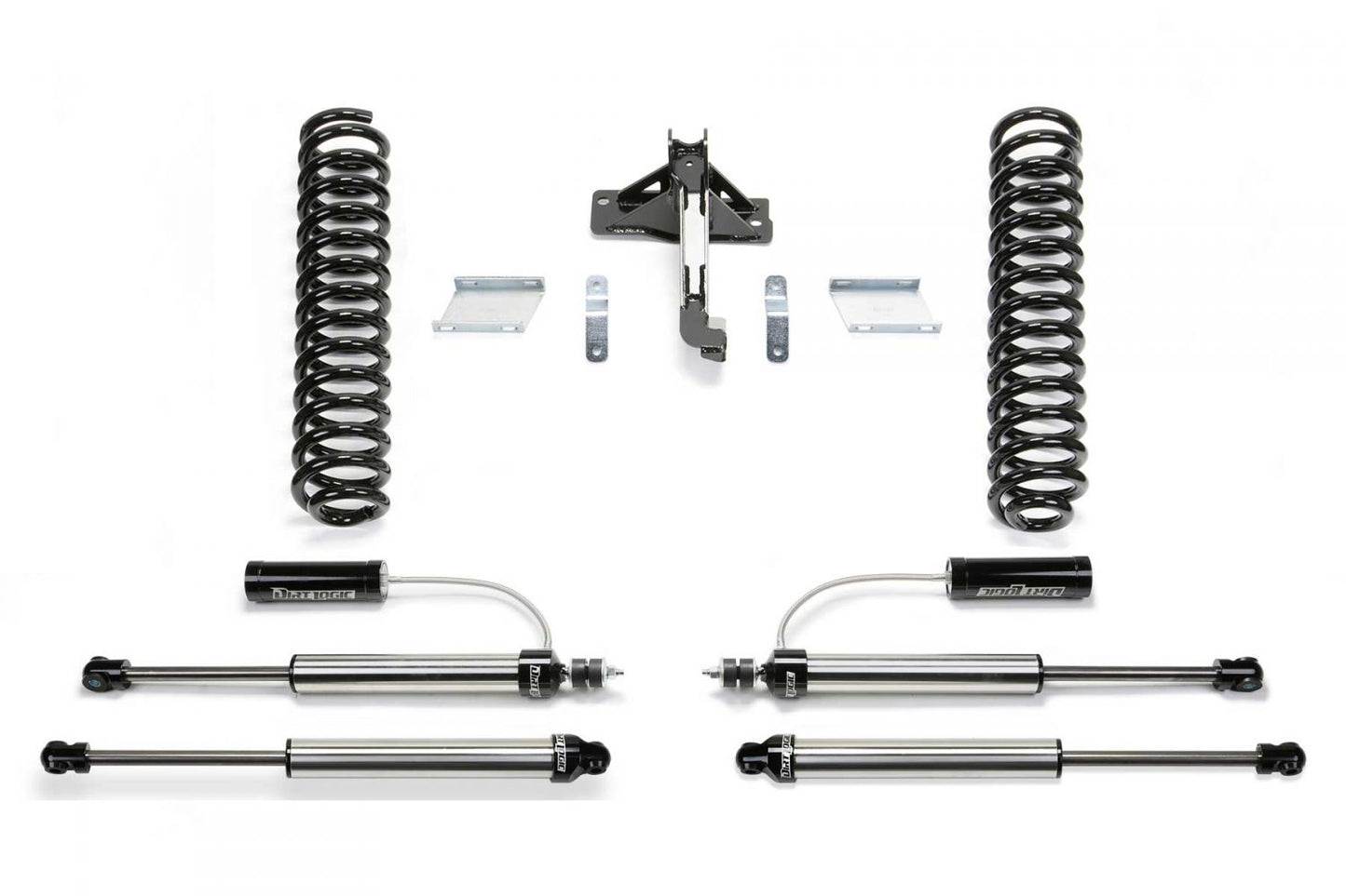 Fabtech 17-24 Ford F250/F350 4WD Diesel 2.5in Budget Coil Kit w/Dl Resi