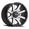 Series 86 Reflex 17x9 with 5 on 5 Bolt Pattern Machined With Black Trim Pro Comp Alloy Wheels