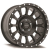 Series 5034 Rockwell 17x8.5 with 5 on 5 Bolt Pattern 4.75 Backspace Satin Black Finish Pro Comp Alloy Wheels