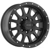 Series 5044 Syndrome 17x9 with 5 on 5 Bolt Pattern 4.75 Backspace Satin Black Finish Pro Comp Alloy Wheels