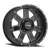 Series 39 Interia 17x9 with 5 on 5 Bolt Pattern 4.75 Backspace Satin Black With Stainless Steel Bolts Finish Pro Comp Alloy Wheels