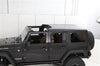 Hard Top 2 Piece W/O Upper Doors 07-Pres Wrangler JK 4 DR Textured Black Smittybilt