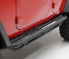 SRC Rock Sliders 07-Pres JK Wrangler 4 DR Steel Black Textured Powder Coat Smittybilt