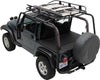 SRC Roof Rack 07-Pres Wrangler JK 2 DR 300 Lb Rating Black Textured Smittybilt