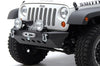 SRC Classic Front Bumper W/Winch Plate 07-Pres Wrangler JK Black Textured Smittybilt