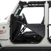 SRC Tubular Doors Front 07-Pres Wrangler JK Black Textured SmittyBilt