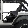 SRC Tubular Doors Rear 07-Pres Wrangler JK Black Textured SmittyBilt