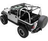 SRC Cage Kit 7 Piece 07-10 Wrangler JK 2 DR Gloss Black Smittybilt