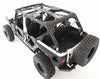 SRC Cage Kit 6 Piece 07-10 Wrangler JK 4 DR Gloss Black Smittybilt