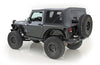 Soft Top 07-09 Wrangler JK 2 DR OEM Replacement W/Tinted Windows Black Diamond Smittybilt