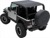 Mesh Extended Soft Top 10-Pres Wrangler JK 2 DR Black Smittlybilt