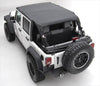 Extended Soft Top 10-Pres Wrangler JK 4 DR Black Diamond Smittybilt