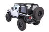 Cloak Extended Mesh Top 07-Pres Wrangler JK 2 DR Sides/Rear Black Mesh Smittybilt